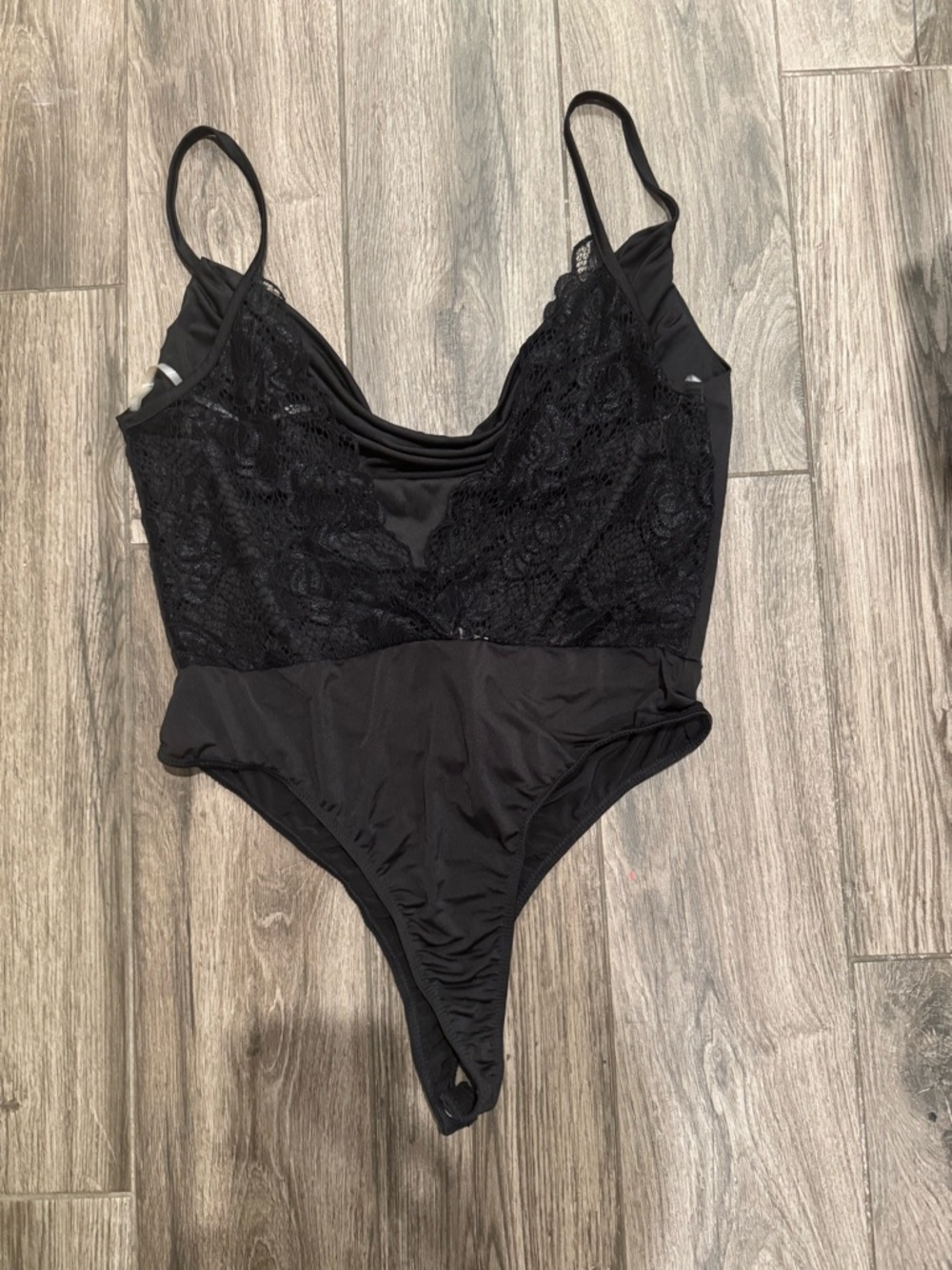 Fashion Nova Black "Love Me Always" Bodysuit